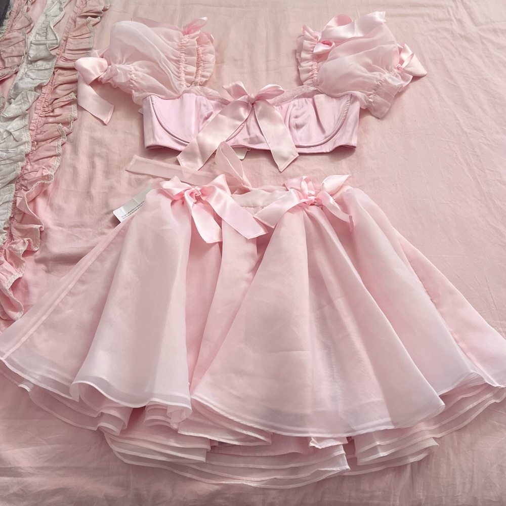 Selkie The Baby Soft Poet bralette and skirt set - Picture 7 of 10